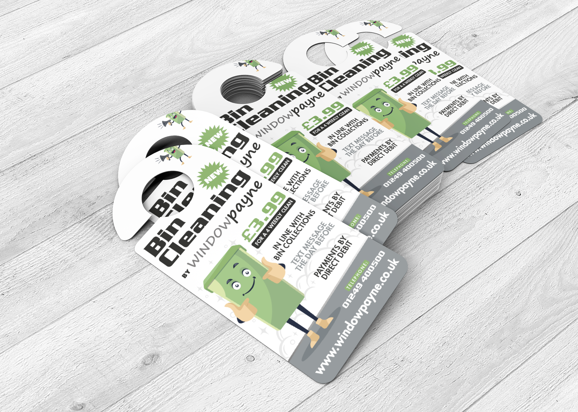 Window Payne Bin Cleaning Door Hangers Window Payne Bin Cleaning Door Hangers