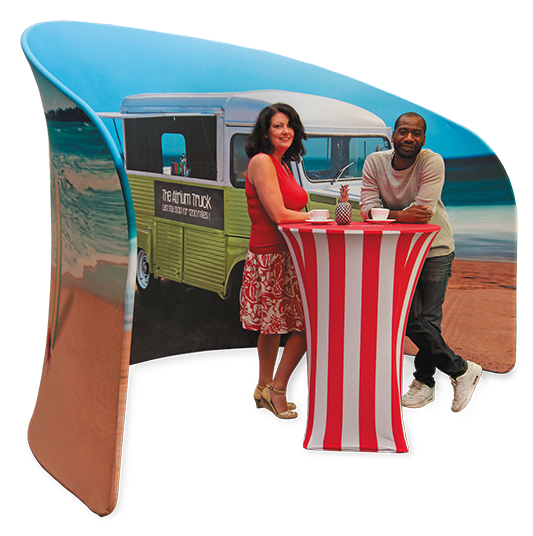 Embrace U-Shaped Textile Meeting Booth