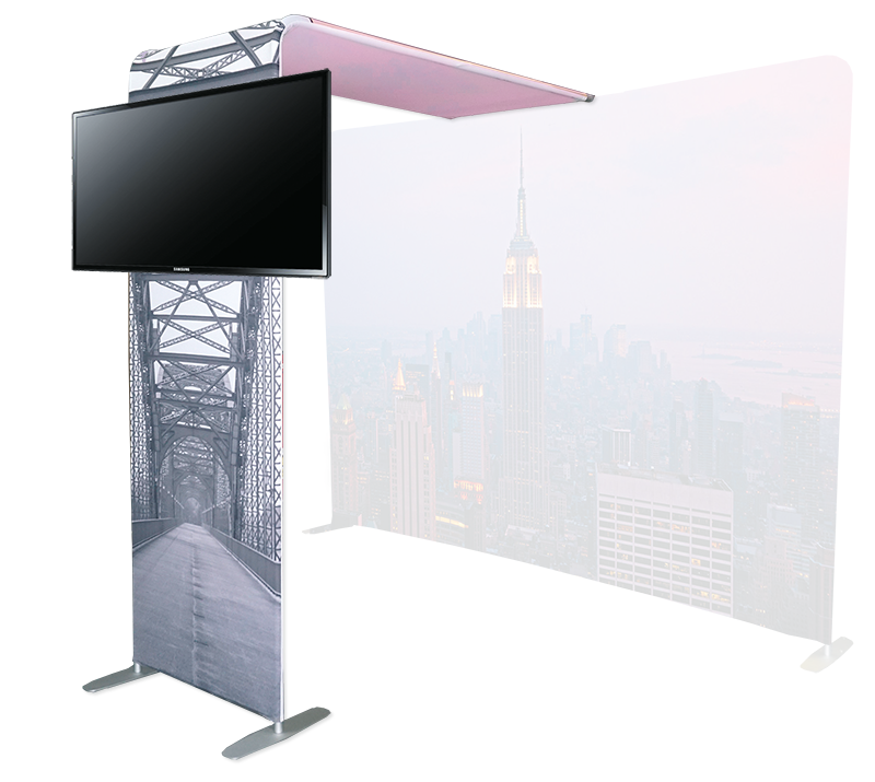 Rialto Bridge Textile Stand with TV