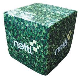 Kola Max Textile Printed Seating Cube Kola Max Textile Printed Seating Cube