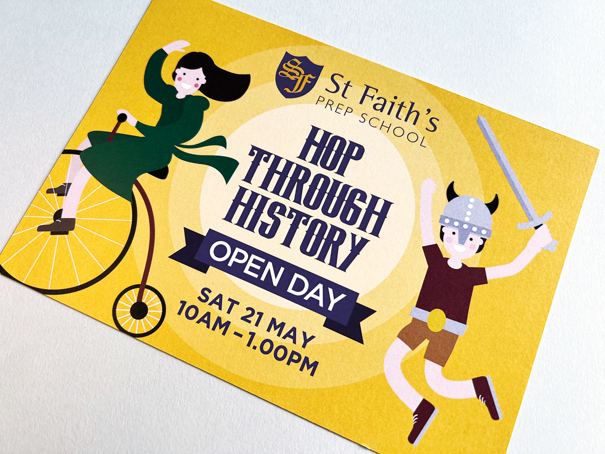 St Faiths Leaflet Various Business Cards